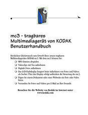 Kodak mc3 Benutzerhandbuch