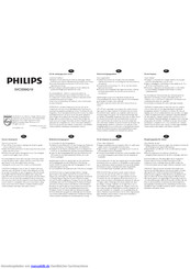 Philips SVC2550G/10 Bedienungsanleitung