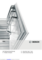 Bosch KUL15A60 Gebrauchsanleitung