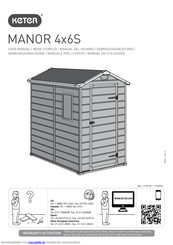 Keter Manor 4X6S Gebrauchsanleitung