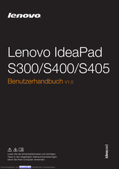 Lenovo IdeaPad S405 Benutzerhandbuch