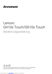 Lenovo G510s Touch Bedienungsanleitung