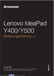 Lenovo IdeaPadY400 Bedienungsanleitung