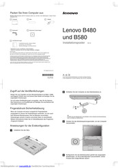 Lenovo B480 Installationsposter