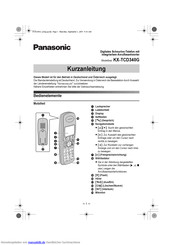 Panasonic KX-TCD340G Kurzanleitung