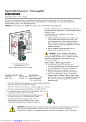 Signet 9900 Anleitung