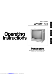 Panasonic WVBM1700 Bedienungsanleitung