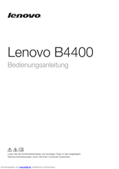 Lenovo B4400 Bedienungsanleitung