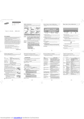 Samsung SC-152 Handbuch