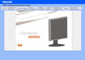 Philips LCD Monitor 200WS8 Benutzerhandbuch