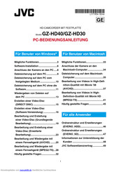 JVC GZ-HD30 Bedienungsanleitung