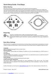 WolfVision EYE-14 Kurzanleitung