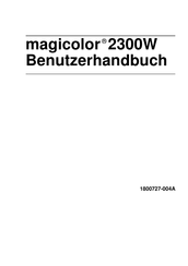 Konica Minolta MAGICOLOR 2300 Benutzerhandbuch