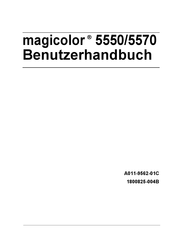 Konica Minolta magicolor 5550 Benutzerhandbuch