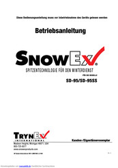 SnowEx SD-95SS Betriebsanleitung