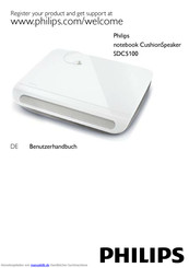Philips notebook CushionSpeaker SDC5100 Benutzerhandbuch