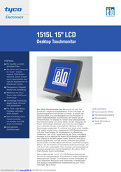 Elo TouchSystems 1515L Produkthandbuch