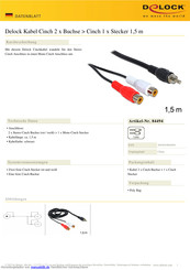 DeLOCK 84494 Handbuch