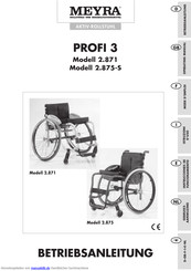 Meyra Profi 3 2.875-S Betriebsanleitung