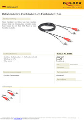 DeLOCK 84003 Handbuch