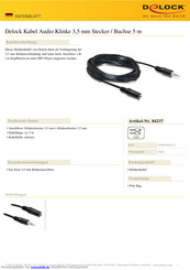 DeLOCK 84237 Handbuch