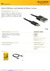 DeLOCK 83422 Handbuch