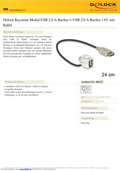 DeLOCK 86327 Handbuch