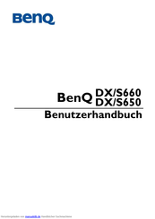 BenQ DS660 Benutzerhandbuch