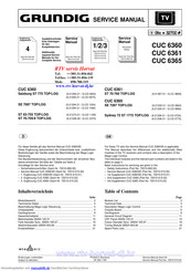 Grundig CUC 6360 Servicehandbuch