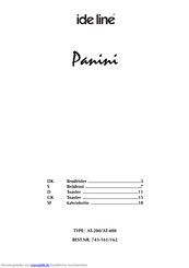 Melissa Panini AT-480 Bedienungsanleitung