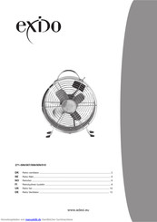 Exido 271-006 Bedienungsanleitung