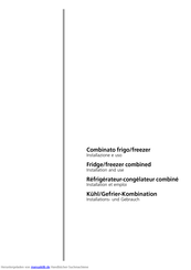 Smeg EDF 290.3 X TK Installationsanleitung Und Gebrauchsanleitung