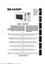 Sharp R-671 Bedienungsanleitung