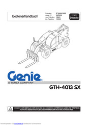 Genie GTH-4013 SX Bedienungsanleitung