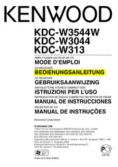 Kenwood KDC-W3544W Bedienungsanleitung