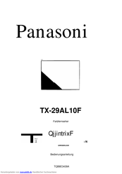 Panasonic TX29AL10F Bedienungsanleitung