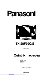 Panasonic TX-28F70C Bedienungsanleitung
