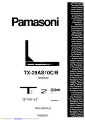 Panasonic TX-29AS10B Bedienungsanleitung