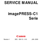 Canon imagePRESS-C1 Serie Servicehandbuch