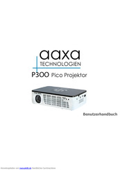 AAXA Technologies P300 Benutzerhandbuch