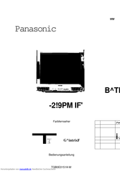 Panasonic TX-29PN1F Bedienungsanleitung
