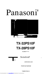Panasonic TX-28PS10F Bedienungsanleitung