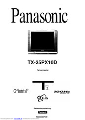 Panasonic TX-25PX10D Bedienungsanleitung