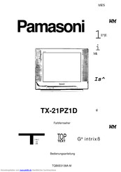Panasonic TX-21PZ1D Bedienungsanleitung