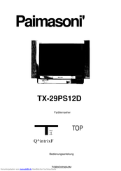 Panasonic TX-29PS12D Bedienungsanleitung