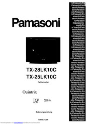 Panasonic TX-25LK10C Bedienungsanleitung