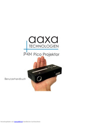 AAXA Technologies P4X Benutzerhandbuch
