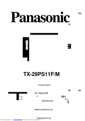 Panasonic TX-29PS11F/M Bedienungsanleitung