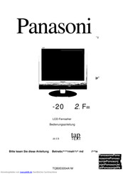 Panasonic TX-20LA2F Bedienungsanleitung