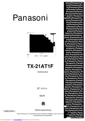 Panasonic TX-21AT1F Bedienungsanleitung